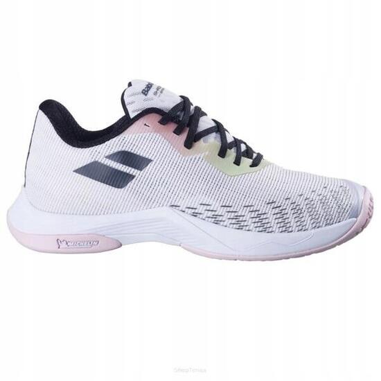 Chaussures - badminton - femme - shadow team 2 - blanc/bleu