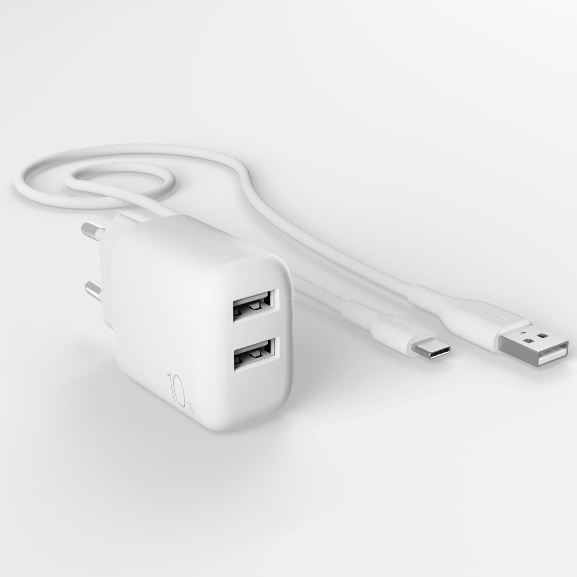 Kit Energia 10W USB‑A + cavo USB‑C 2/6