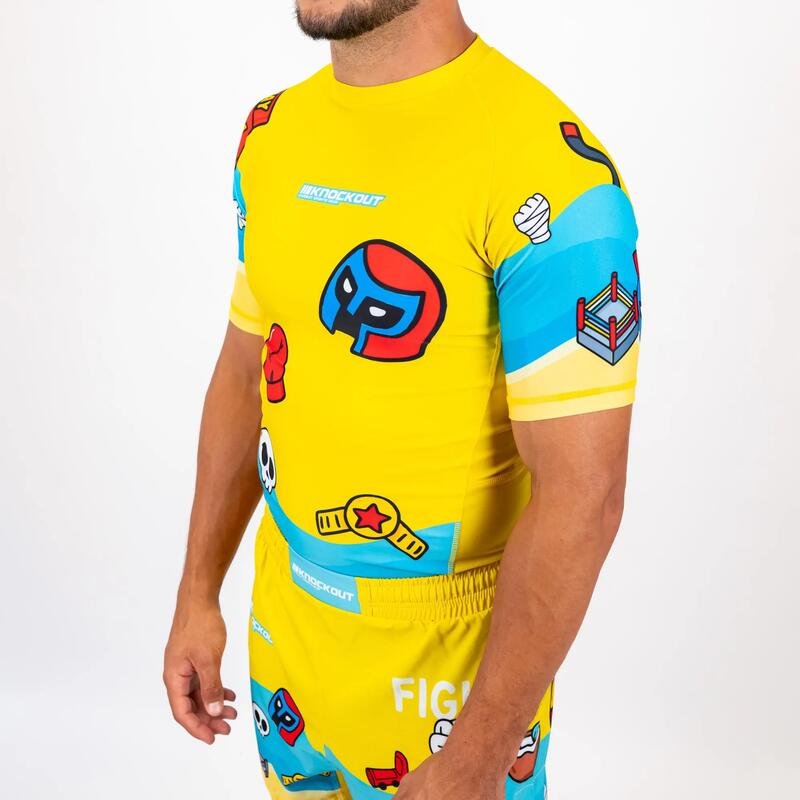 Tricou Compresie Knockout Fight Vibe FX