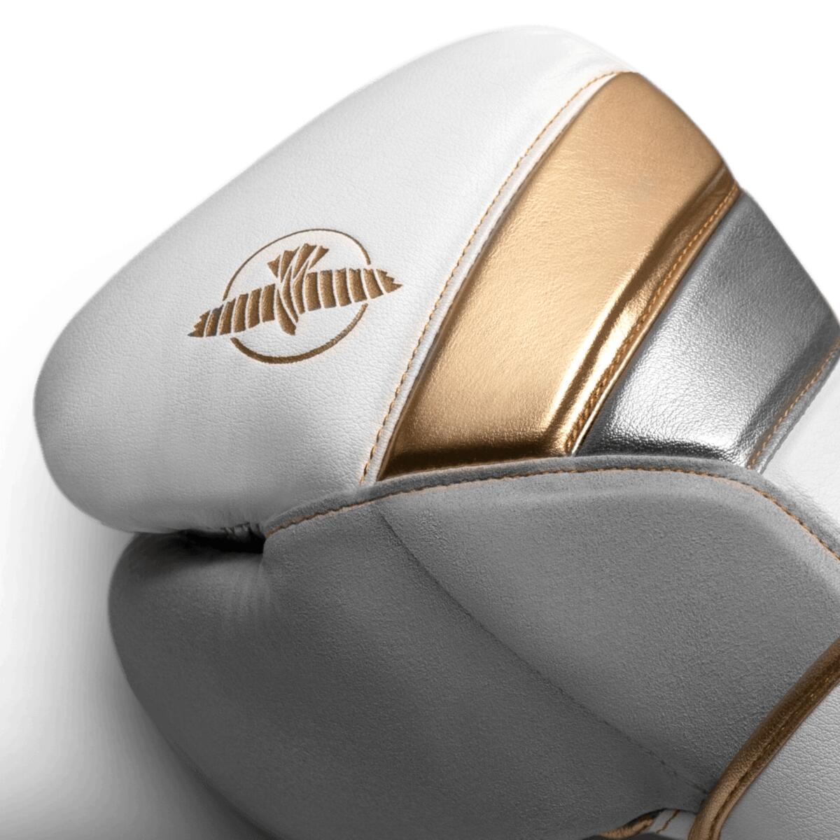 Boxhandschuhe Hayabusa T3 Weiss/Gold 18 oz 3/6