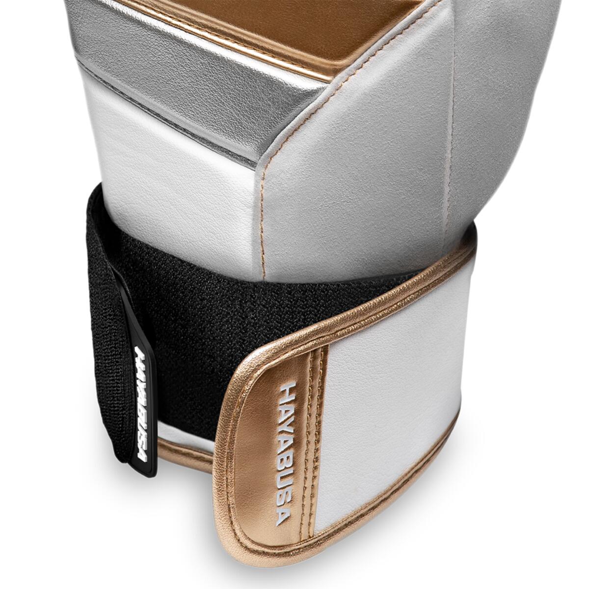 Boxhandschuhe Hayabusa T3 Weiss/Gold 18 oz 5/6