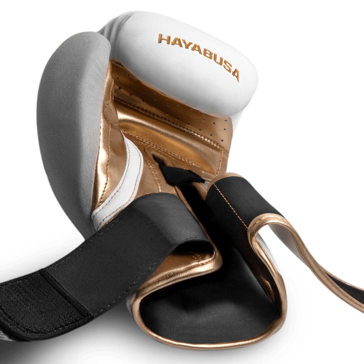 Boxhandschuhe Hayabusa T3 Weiss/Gold 18 oz 4/6
