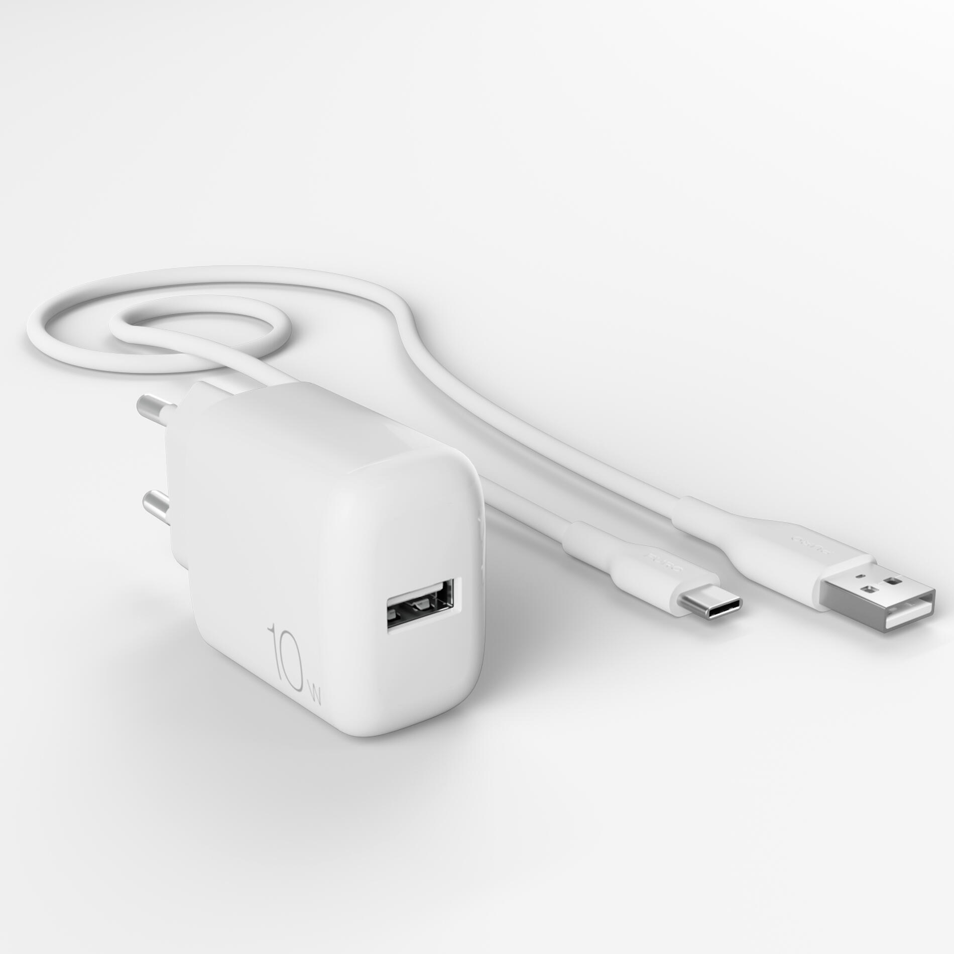 Kit Energia 10W USB‑A + cavo USB‑C 2/6