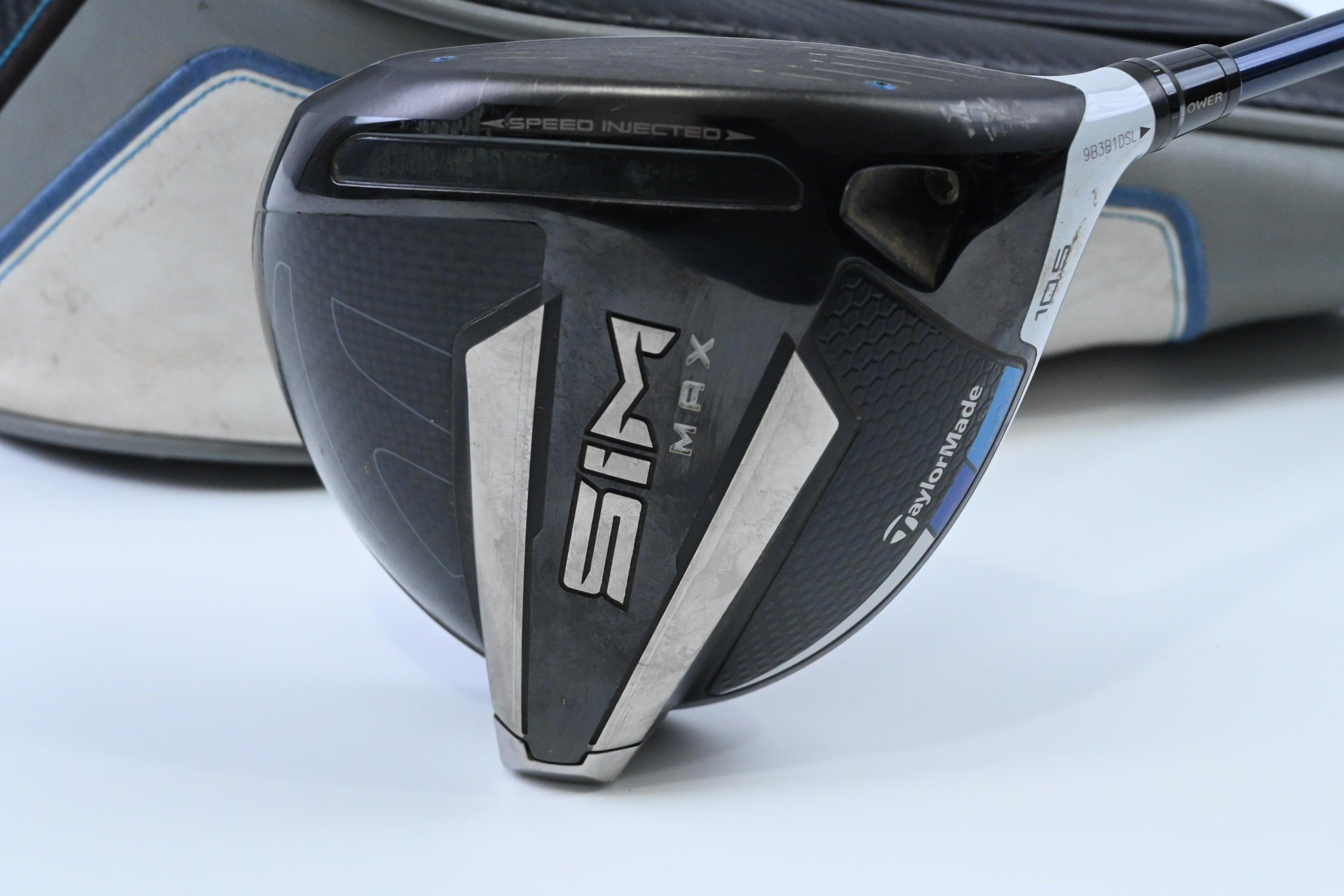 Taylormade SIM Max Driver / 10.5 Degree / Stiff Flex Fujikura