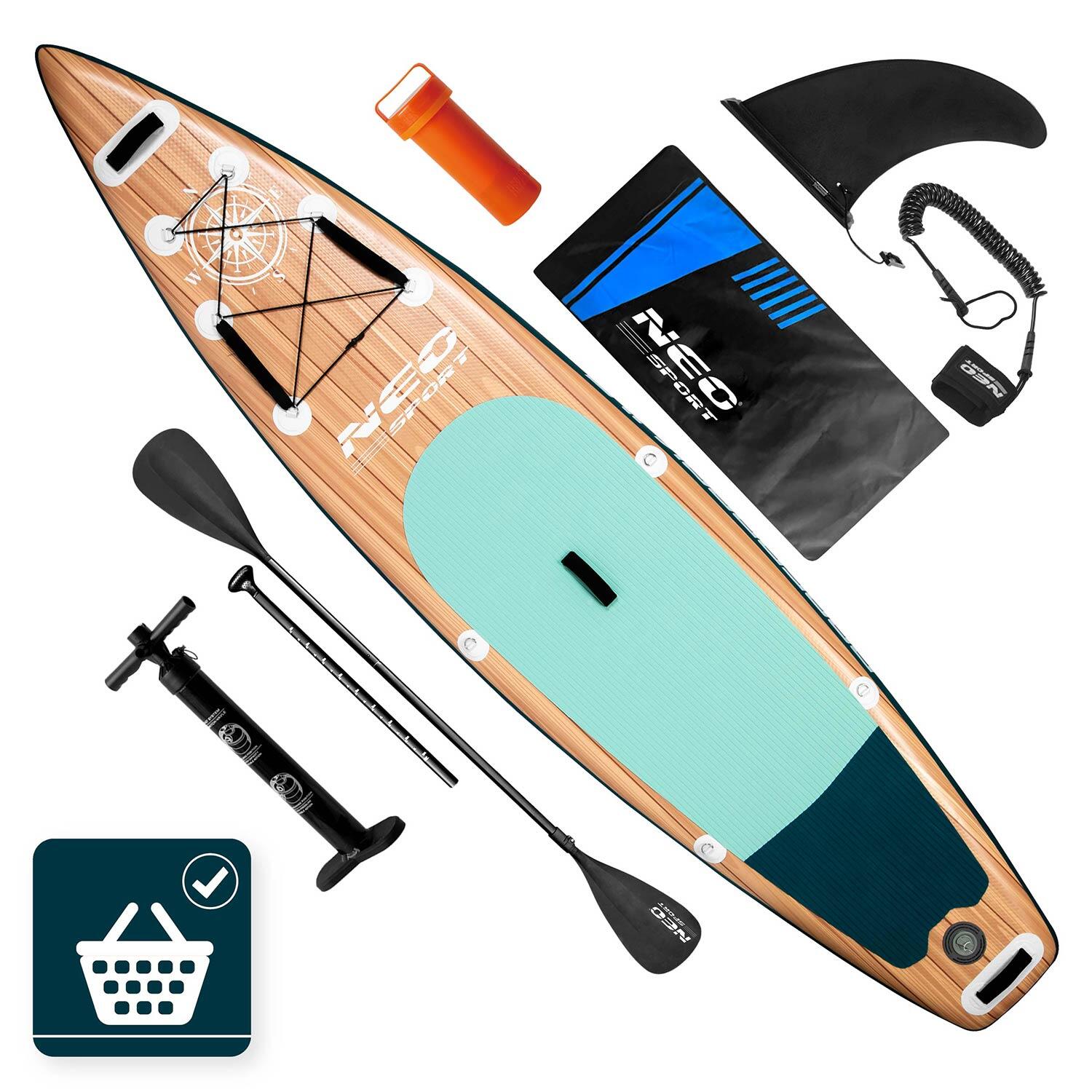 Deska SUP do pływania Neo-sport Reefbreak pompowana Stand Up Paddle 350cm zestaw 2/7