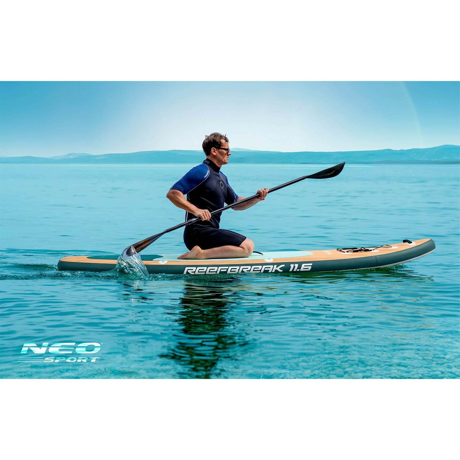 Deska SUP do pływania Neo-sport Reefbreak pompowana Stand Up Paddle 350cm zestaw 5/7