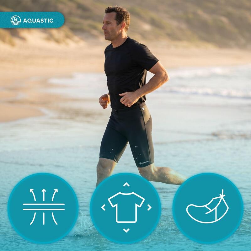 Pantaloni scurți din neopren pentru bărbați AQUASTIC SeaFlex 2.0
