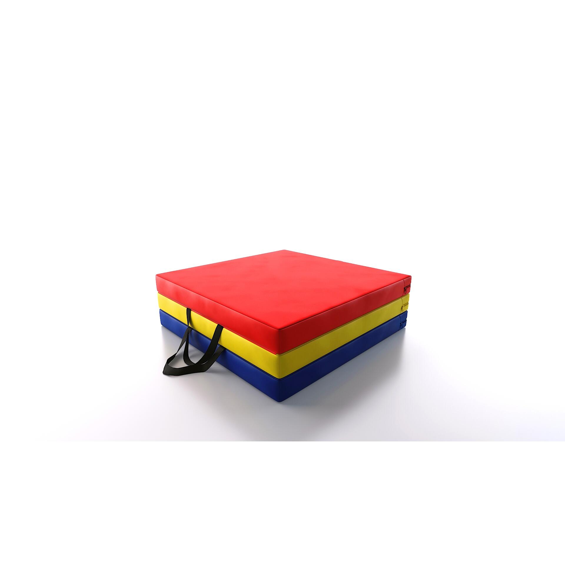 DRUNA Opvouwbare Gymmat 195x80x6 cm met Handgrepen 3/6