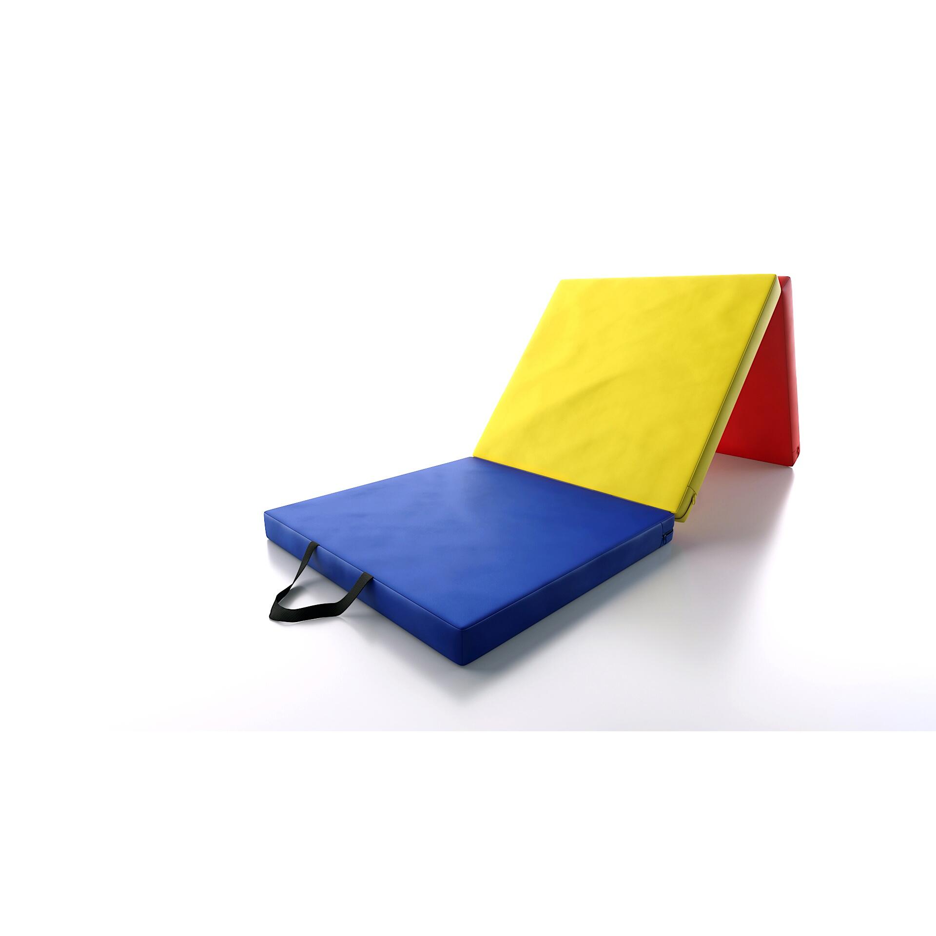 DRUNA Opvouwbare Gymmat 195x80x6 cm met Handgrepen 2/6