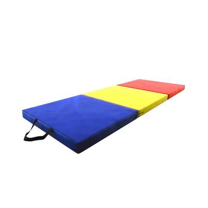 DRUNA Faltbare Gymnastikmatte 180x60x6 cm mit Griffen