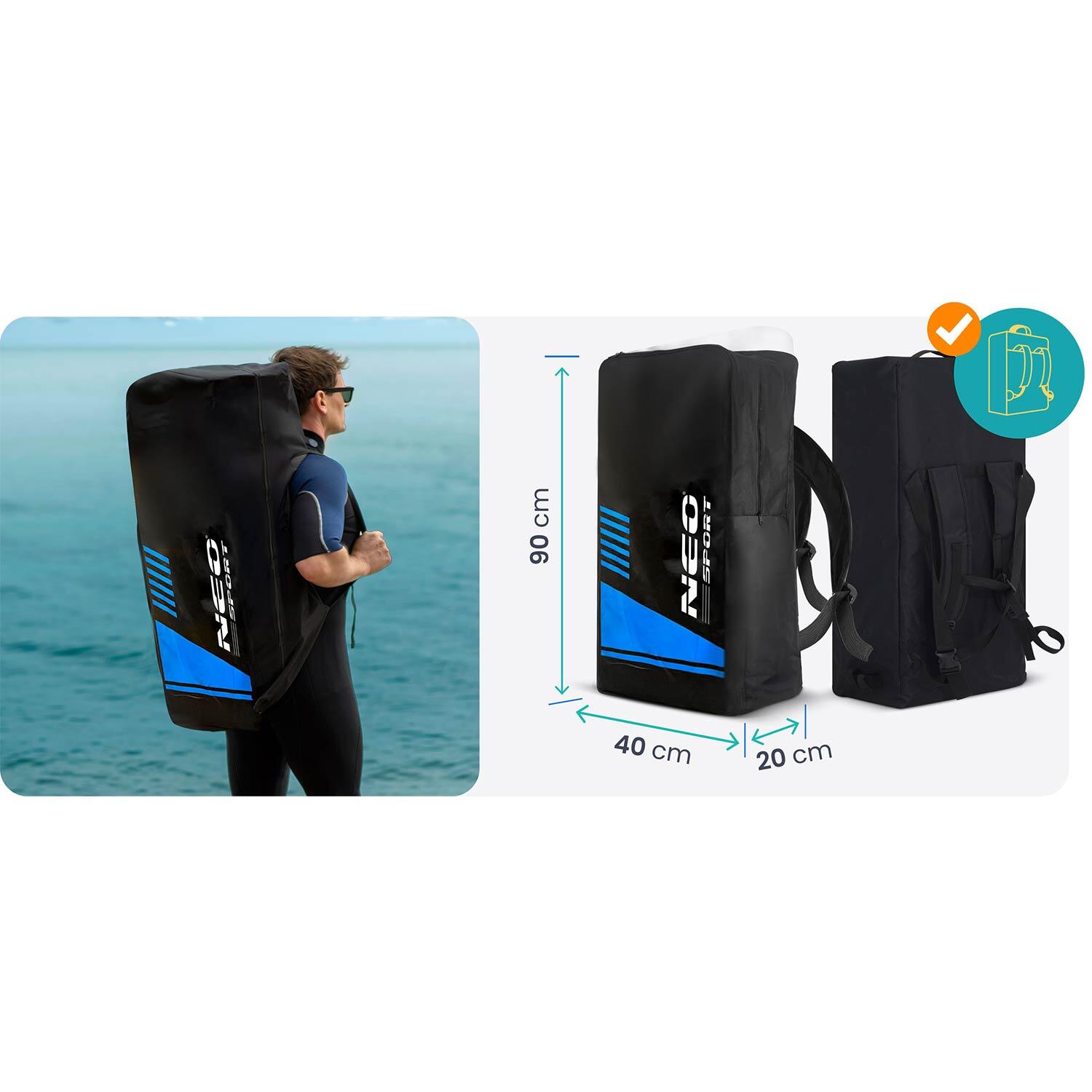 Deska SUP do pływania Neo-sport Reefbreak pompowana Stand Up Paddle 350 cm 7/7