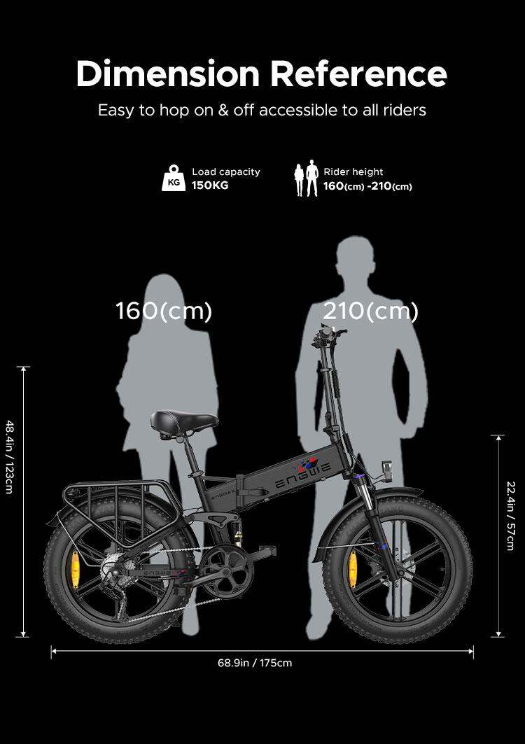 Elektrokolo ENGWE ENGINE X – Skládací elektrokolo s tlustými pneumatikami 11/11
