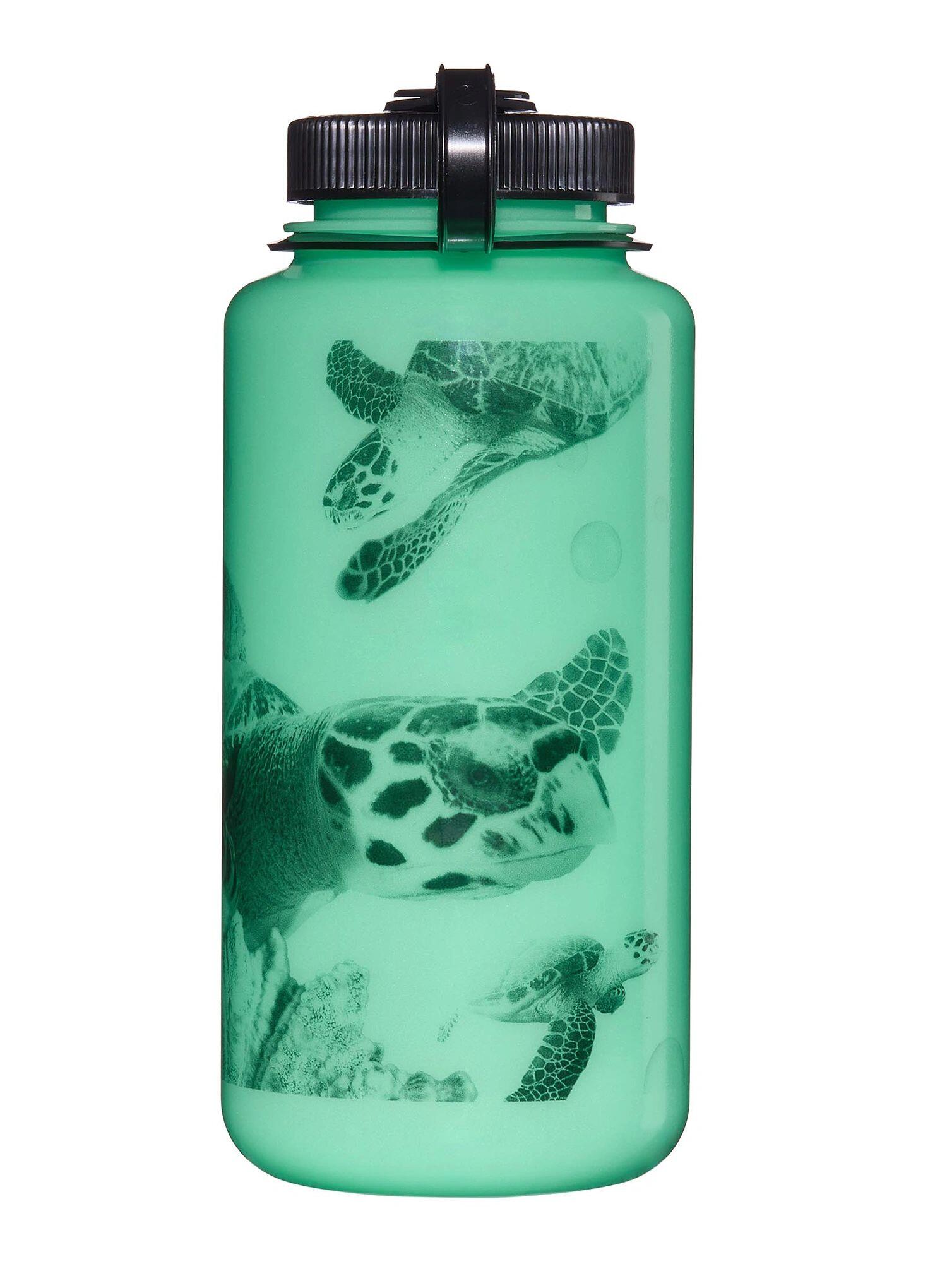 Trinkflasche Weithals Glow Sustain 1 Liter schwarz-turtles 5/7