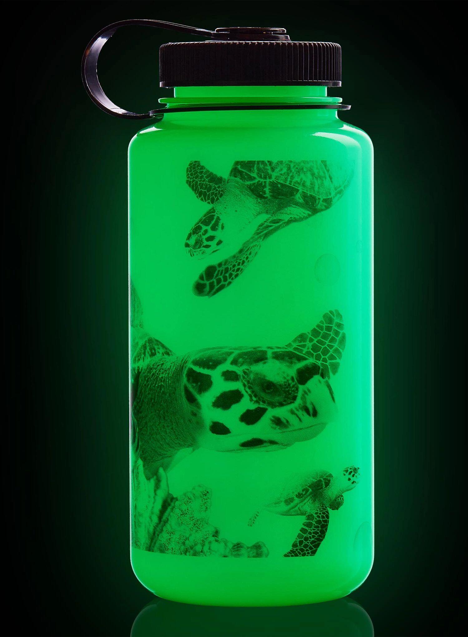 Trinkflasche Weithals Glow Sustain 1 Liter schwarz-turtles 7/7