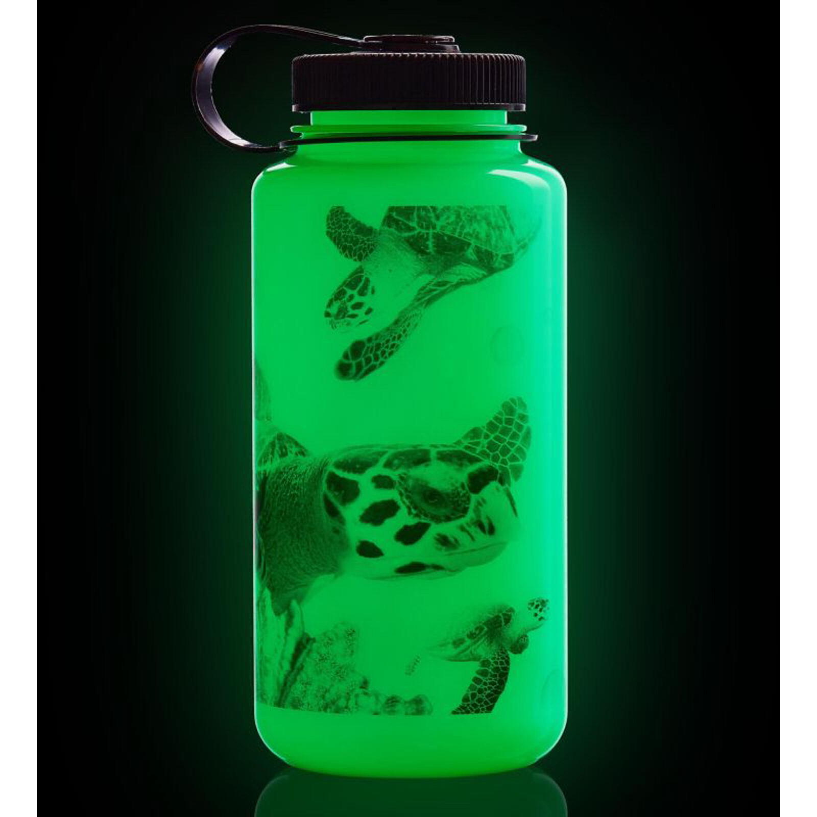 Trinkflasche Weithals Glow Sustain 1 Liter schwarz-turtles 4/7