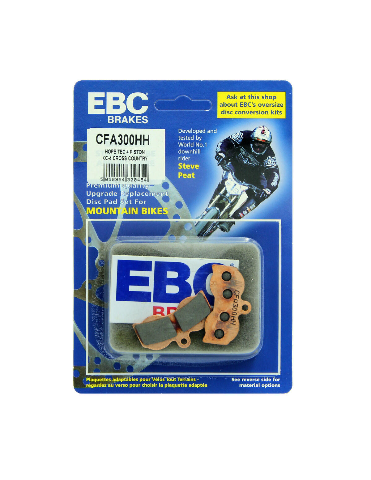 Klocki hamulcowe rowerowe (spiekane) EBC Brakes CFA300HH 2/2