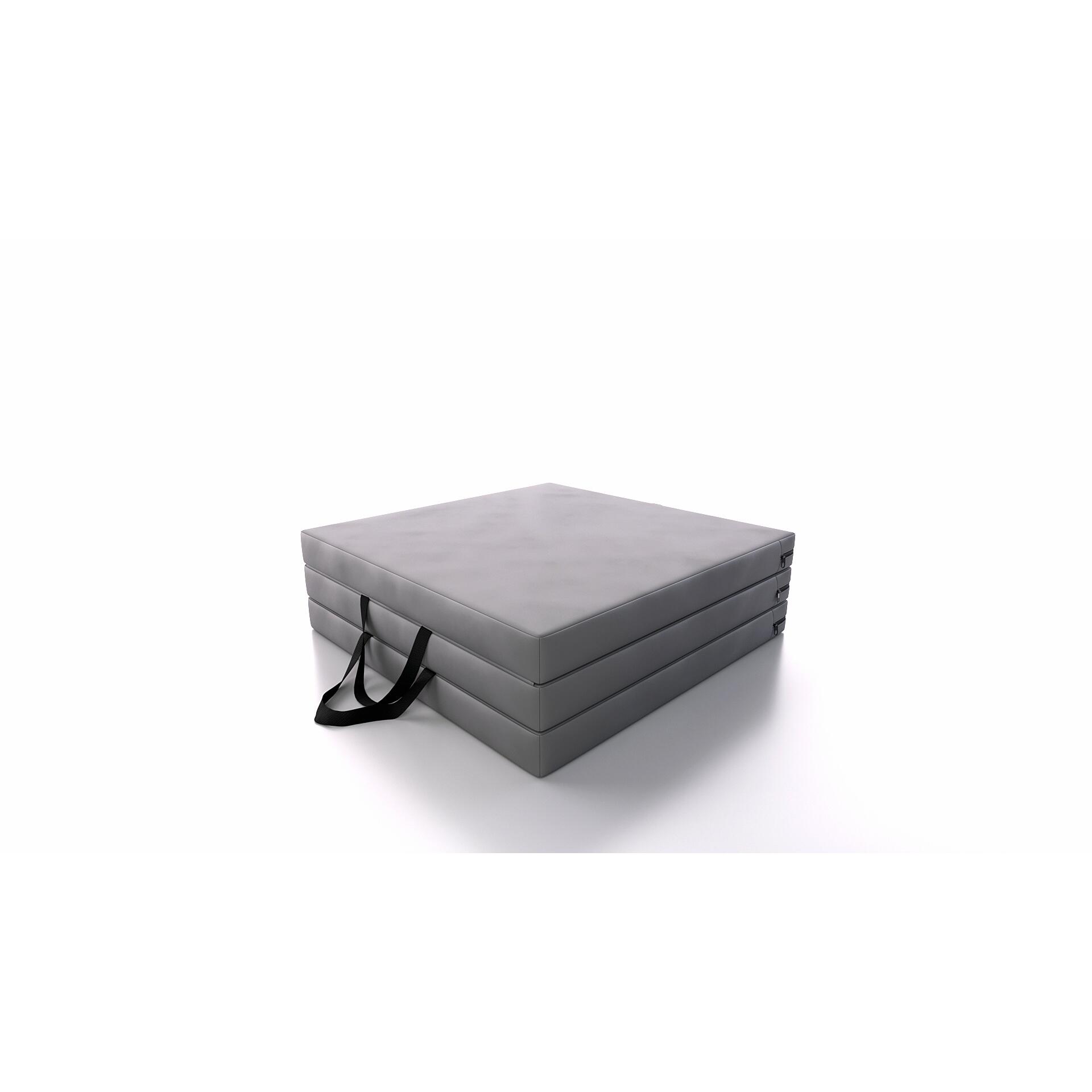 DRUNA Opvouwbare Gymmat 195x80x6 cm met Handgrepen 3/6