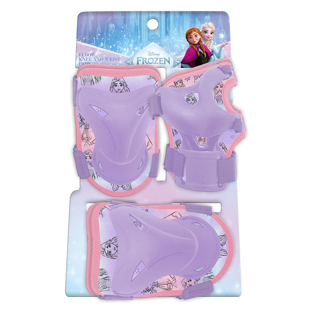 Beschermers voor knieën, ellebogen en polsen Frozen, paars, maat S 1/5