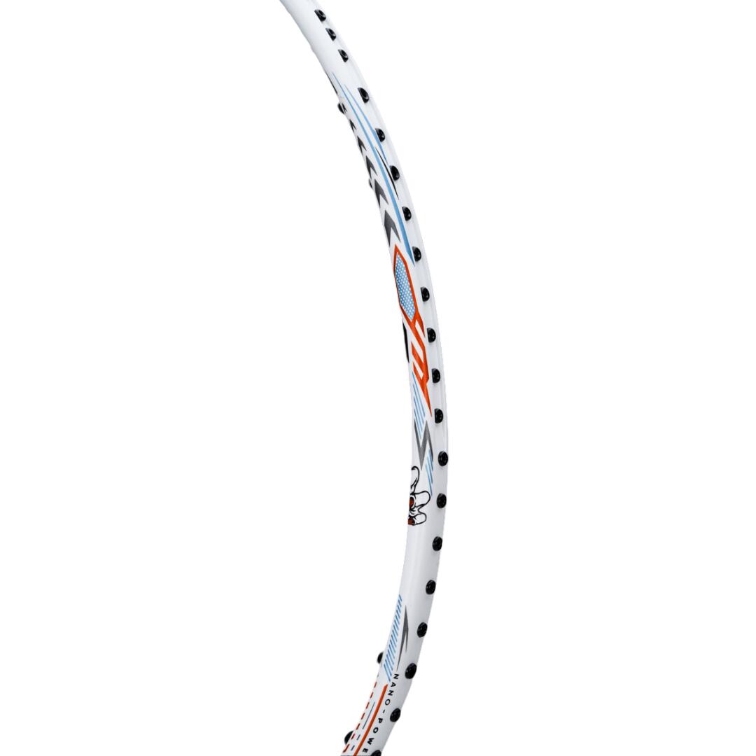 Unbesaitet Badmintonschläger – T-Rex 800 Weiß 3/7