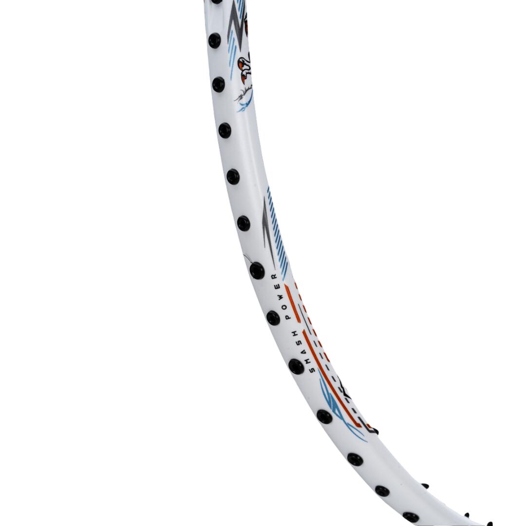 Unbesaitet Badmintonschläger – T-Rex 800 Weiß 7/7