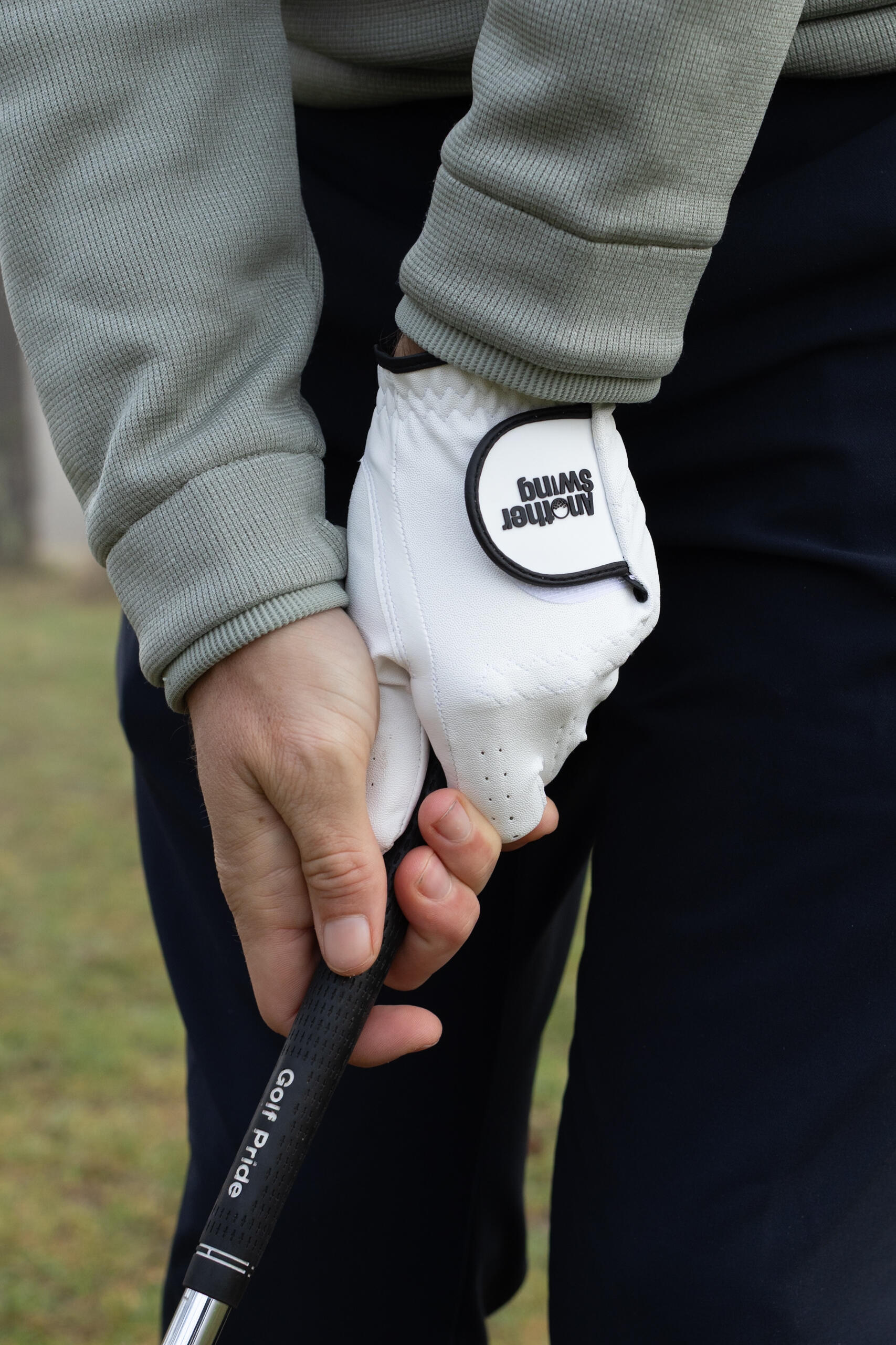 Another Swing Golfhandschuh Cabretta Leder Premium - Links - Französische Marke 3/4