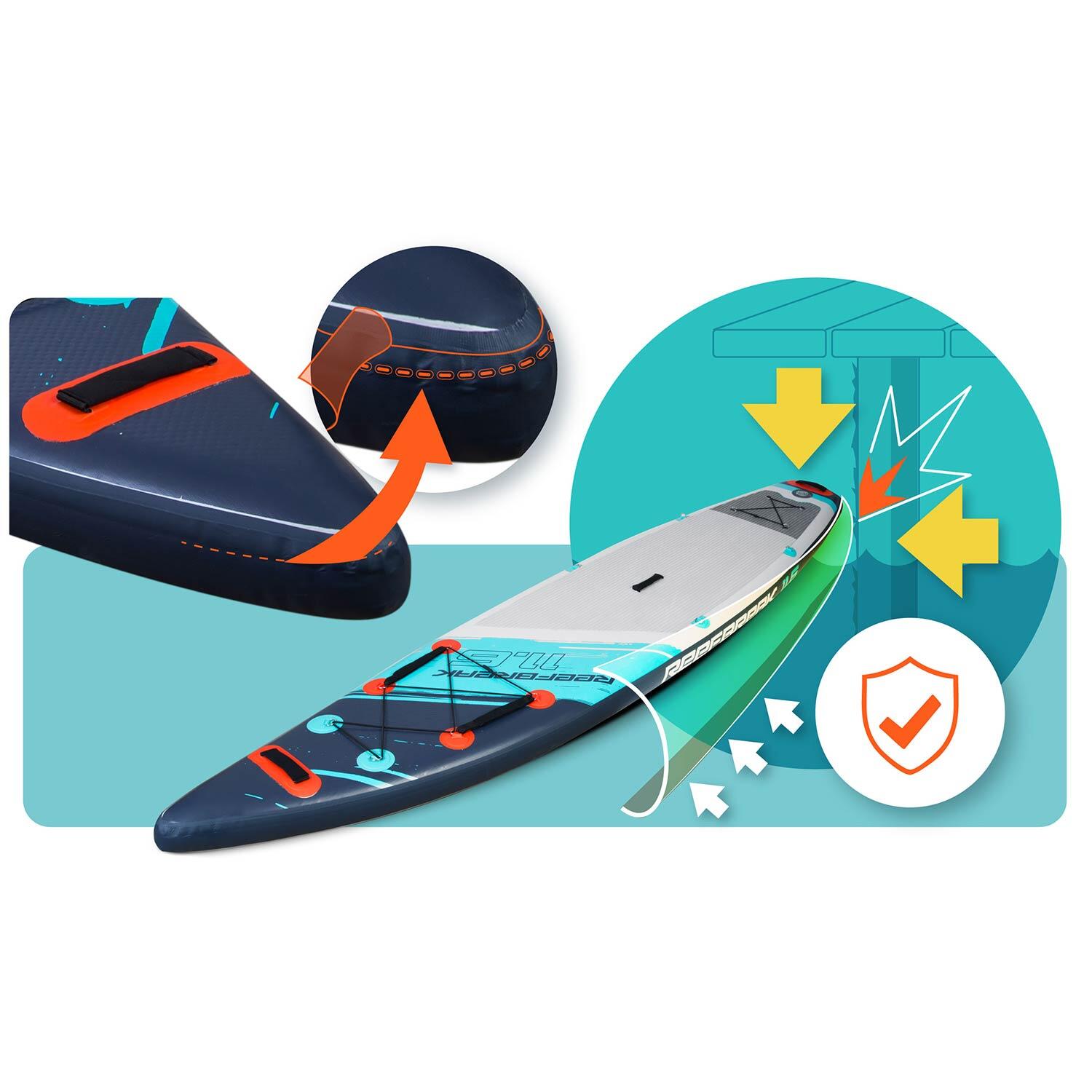 Deska SUP do pływania Neo-sport Reefbreak pompowana Stand Up Paddle 350 cm 3/7