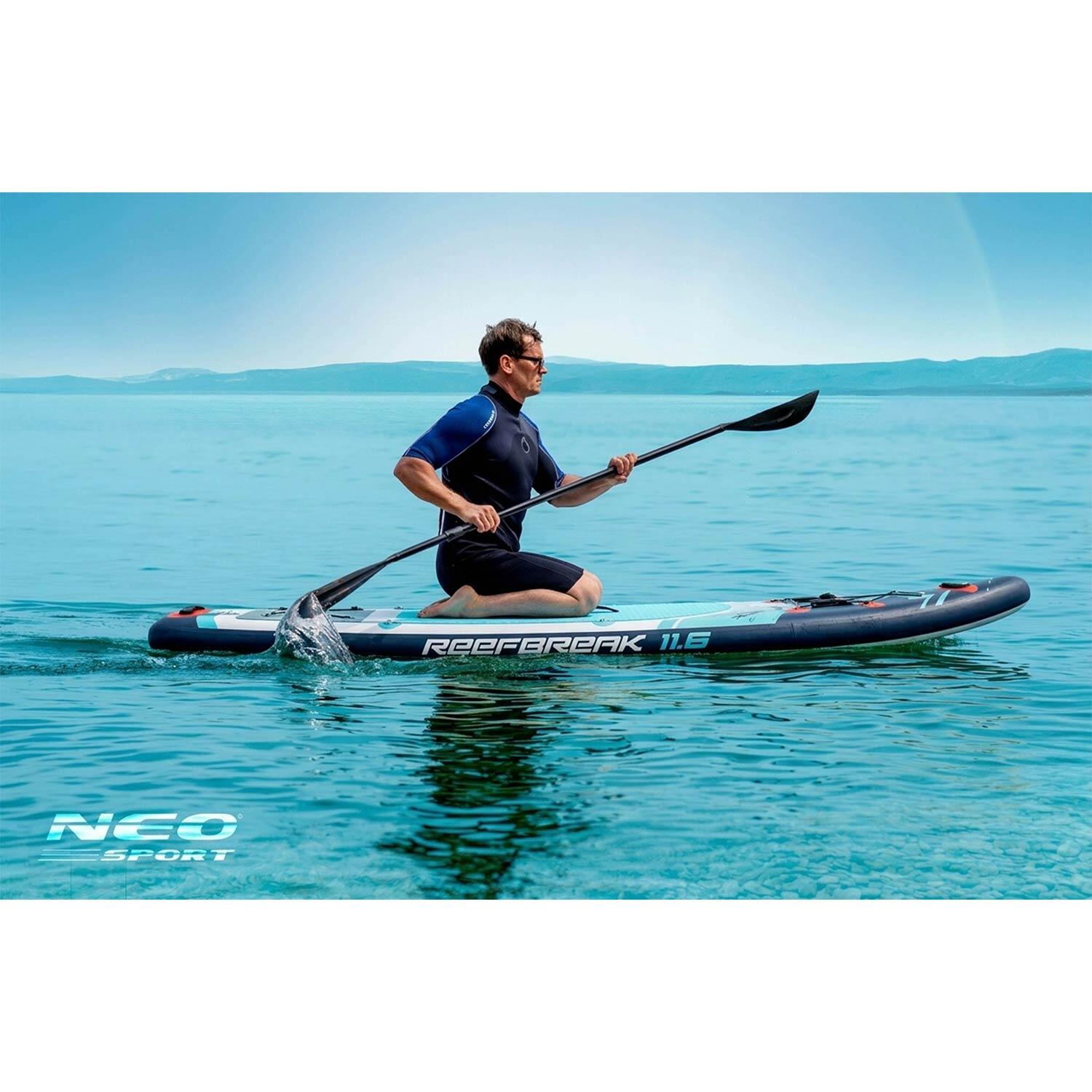 Deska SUP do pływania Neo-sport Reefbreak pompowana Stand Up Paddle 350 cm 5/7
