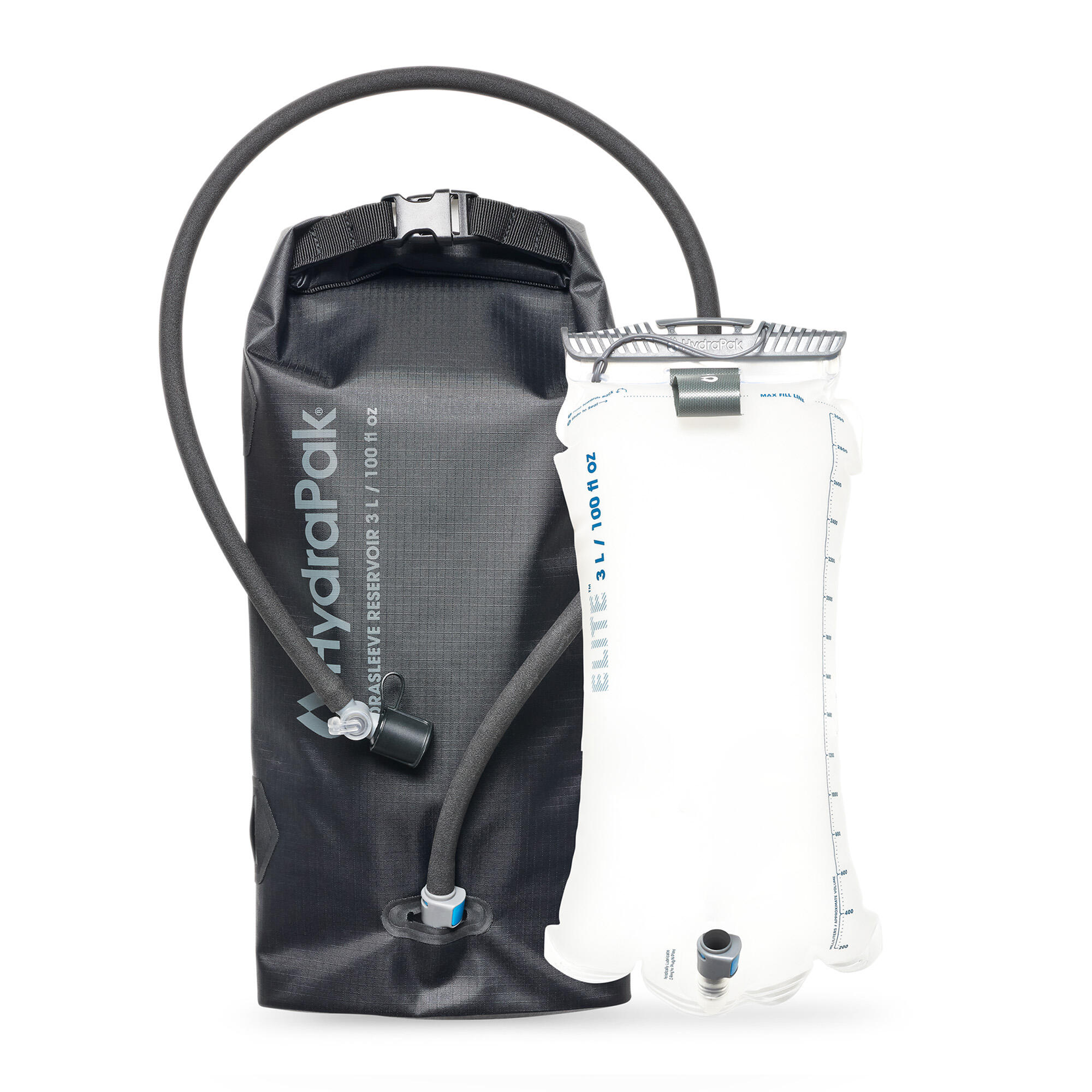 Bukłak na wodę HydraPak HydraSleeve Reservoir 3L - chasm black 5/5