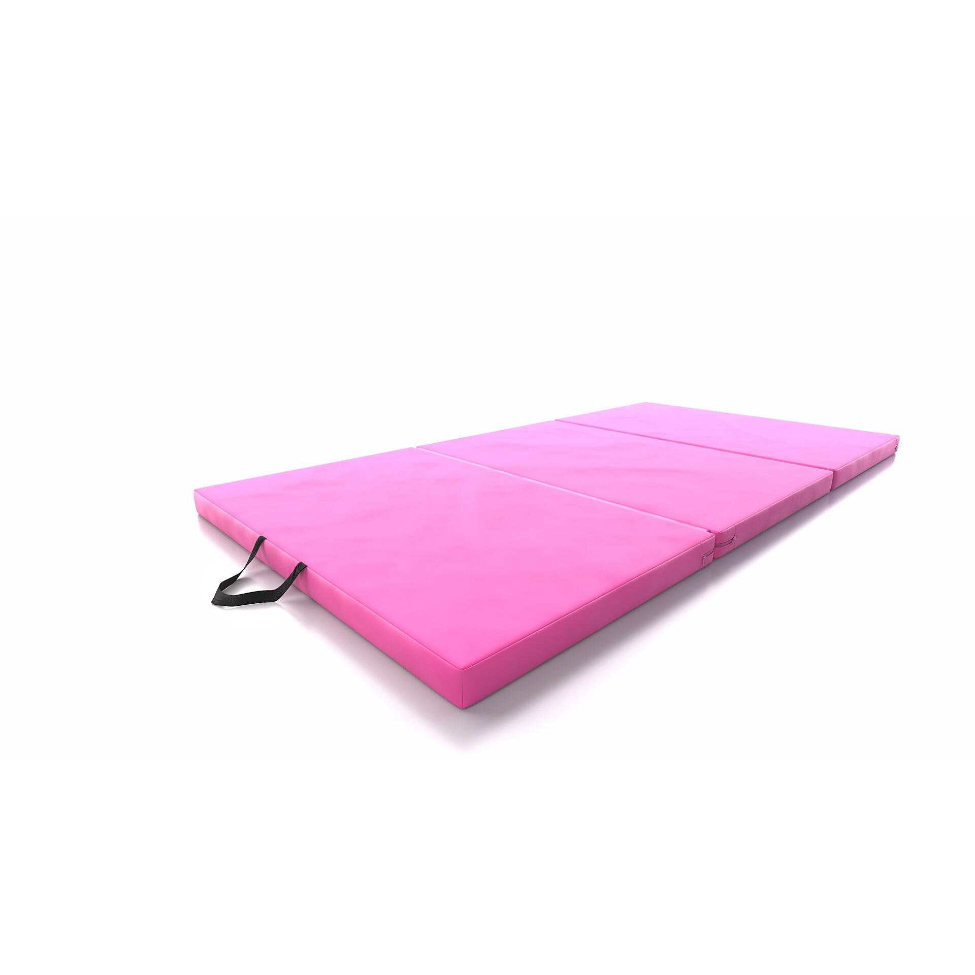 INDIGO SPORTS DRUNA Skládací Gymnastická Žíněnka 195x100x5 cm s Úchyty