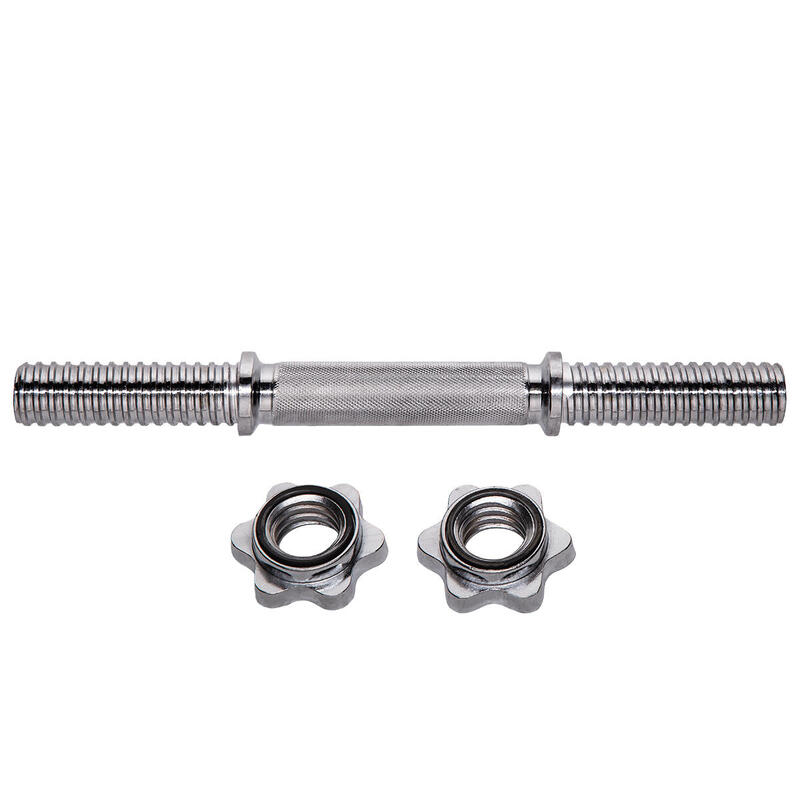 Barbell drept de 2,5 kg cu filet și clemă de 350 mm HMS GPR35