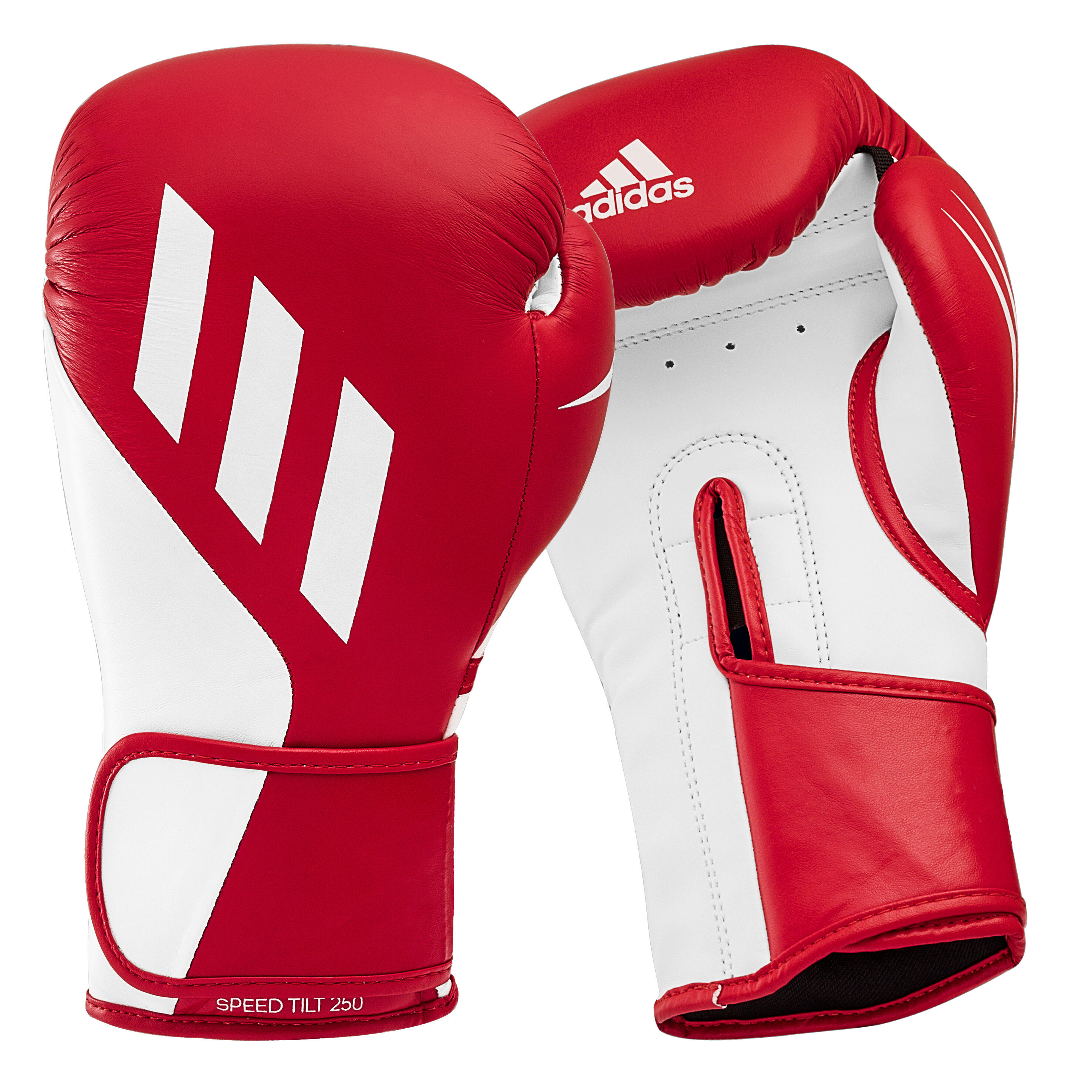 Adidas Guanto da boxe Speed Tilt 250, 14 once, rosso-bianco