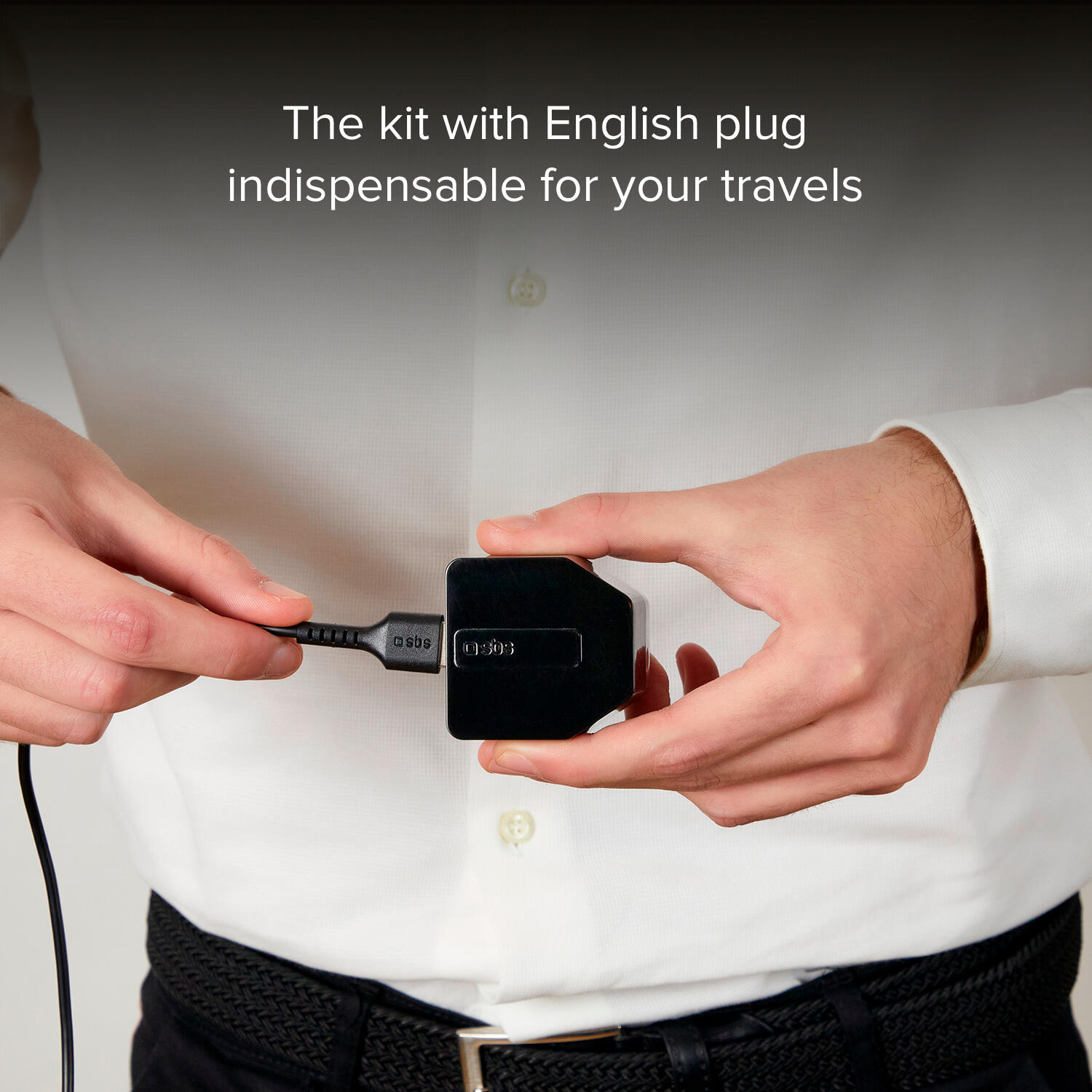 Kit caricatore UK con cavo USB + Micro‑USB 4/4