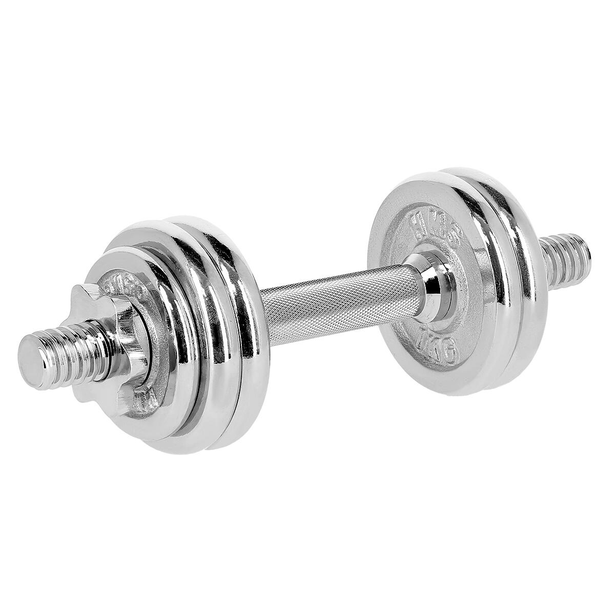 Sztangielki w walizce chrome 2x7,5 kg HMS STC 4/7