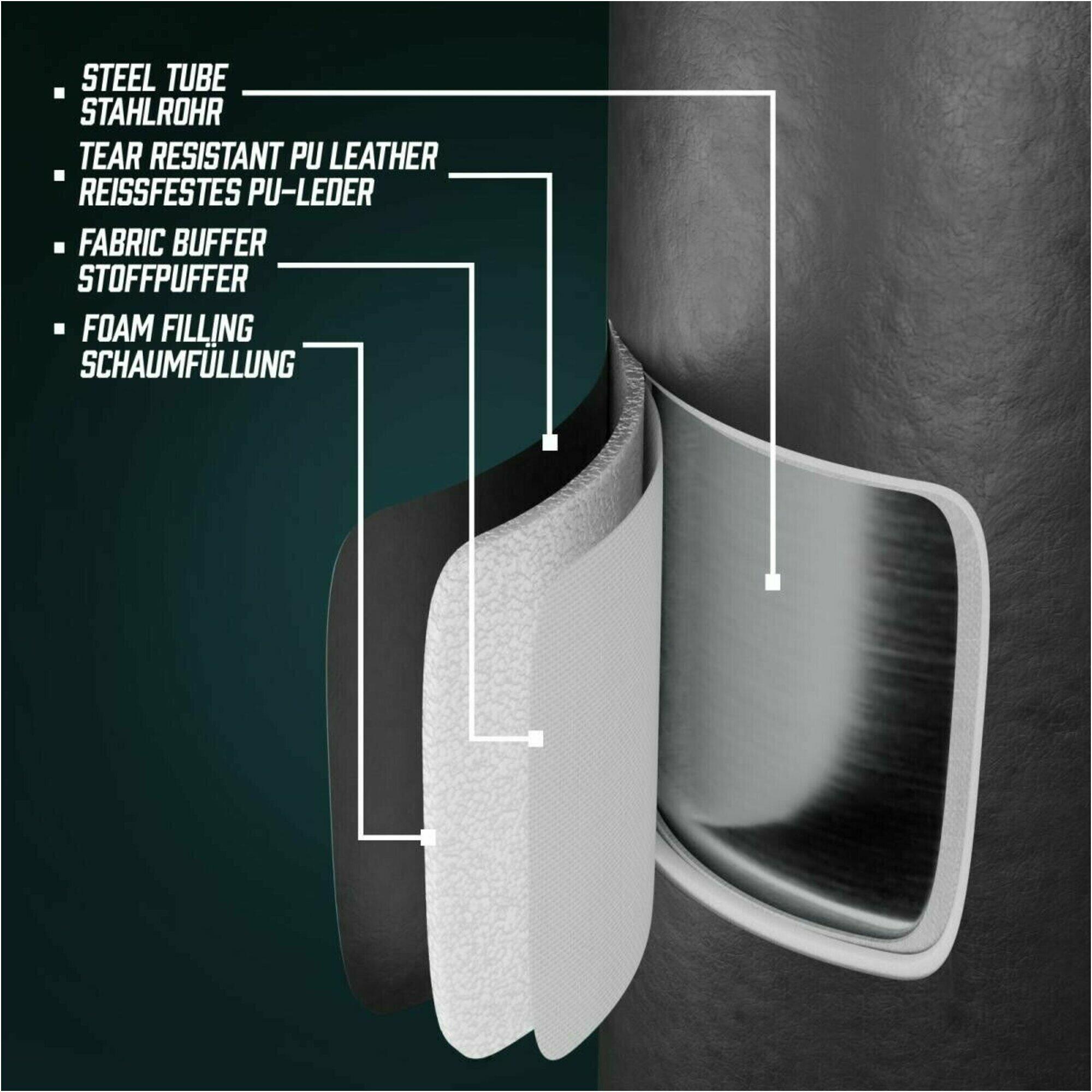 Standboxsack- 175 cm, Boxsack stehend, Boxing Bag, Box Sack, Punching Bag 4/7