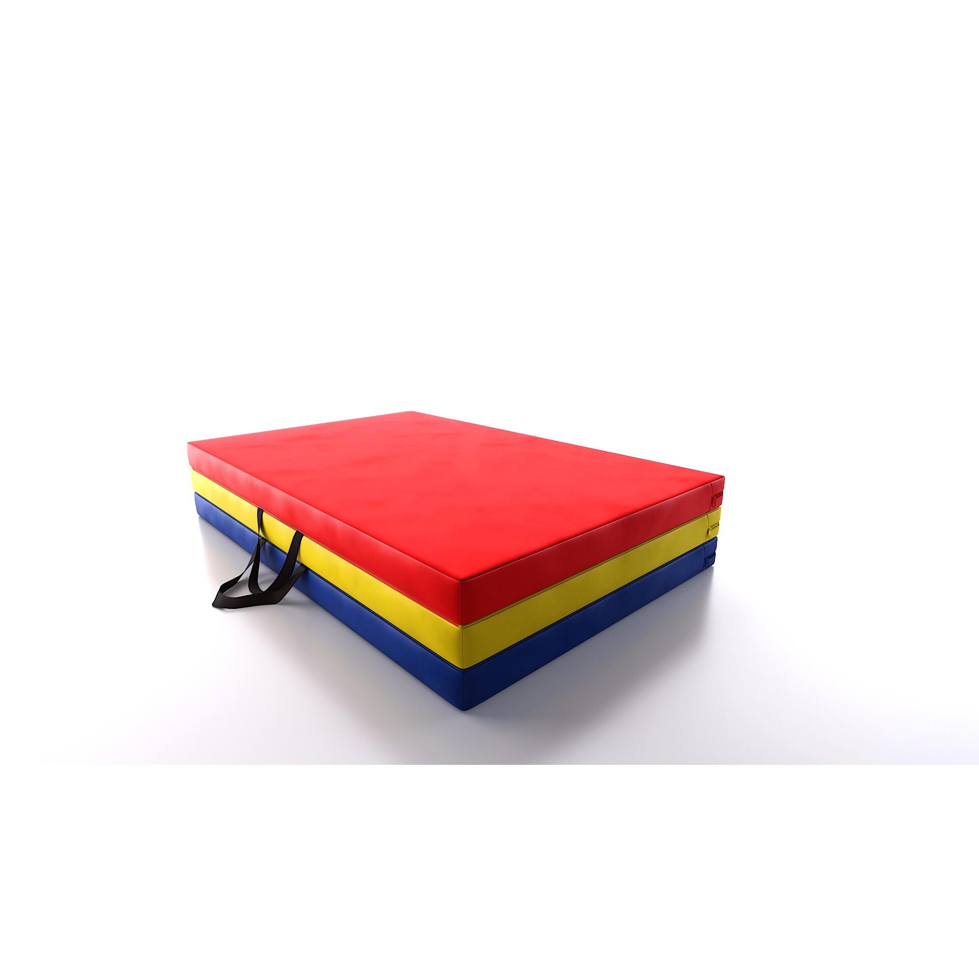 DRUNA Opvouwbare Gymmat 195x100x5 cm met Handgrepen 3/6