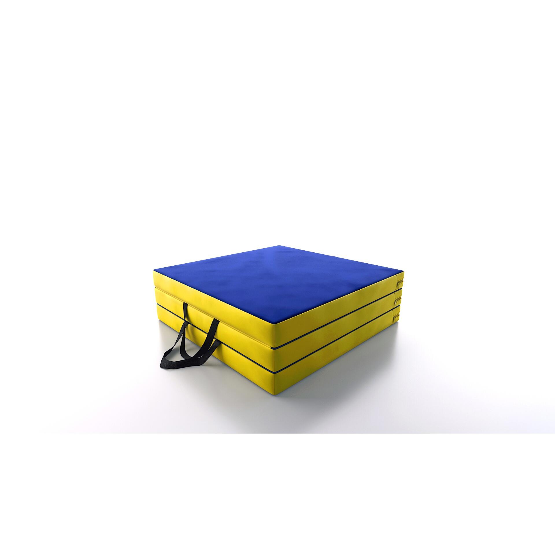 DRUNA Opvouwbare Gymmat 180x60x6 cm met Handgrepen 3/6
