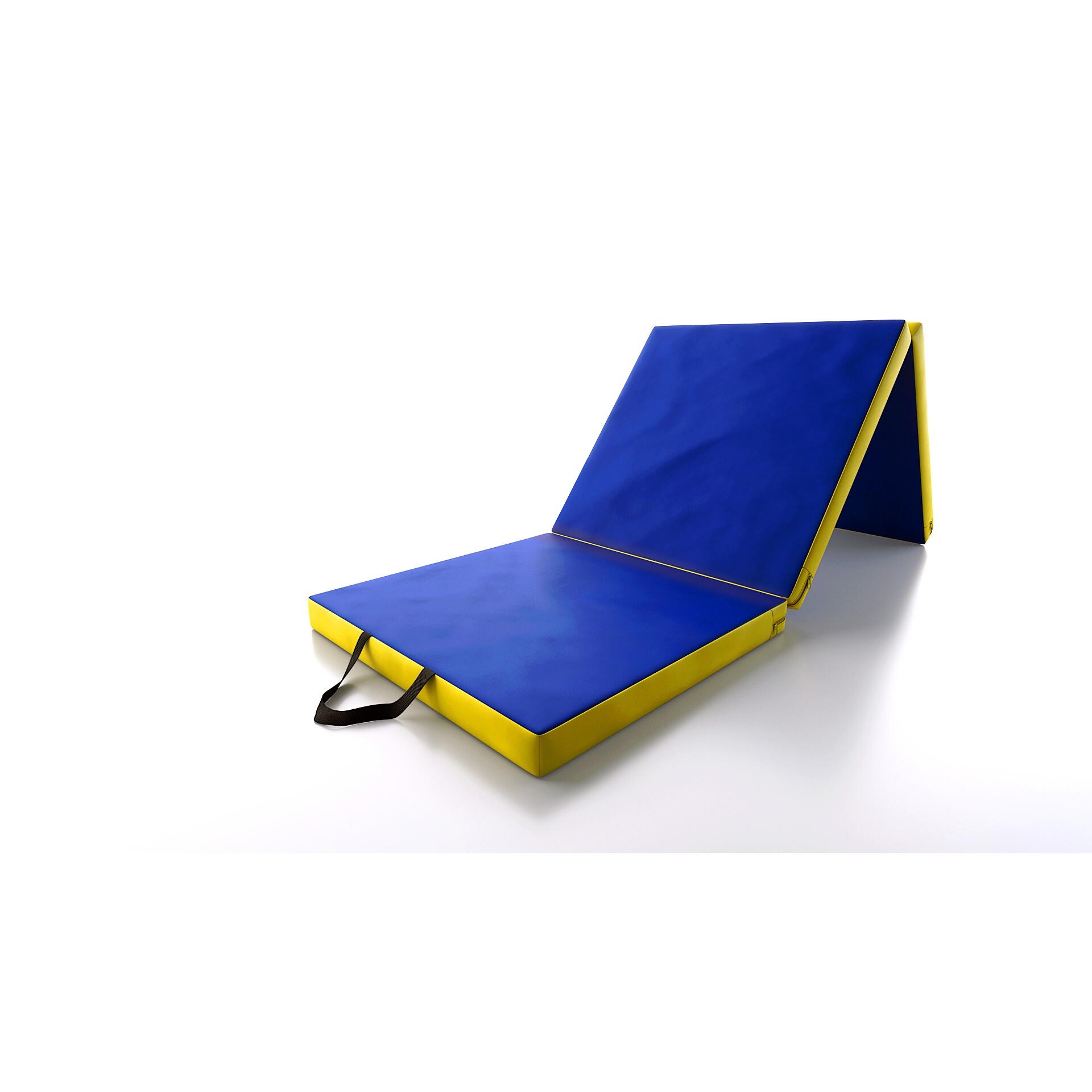 DRUNA Opvouwbare Gymmat 180x60x6 cm met Handgrepen 2/6