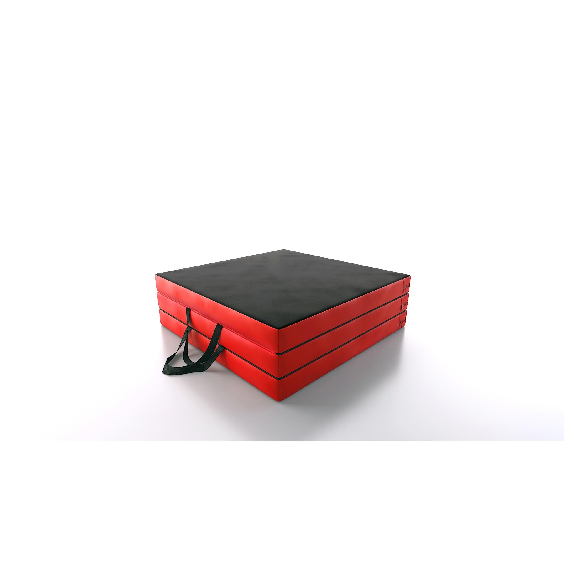 DRUNA Tapis de Gym Pliable 195x80x6 cm avec Poignées 3/6