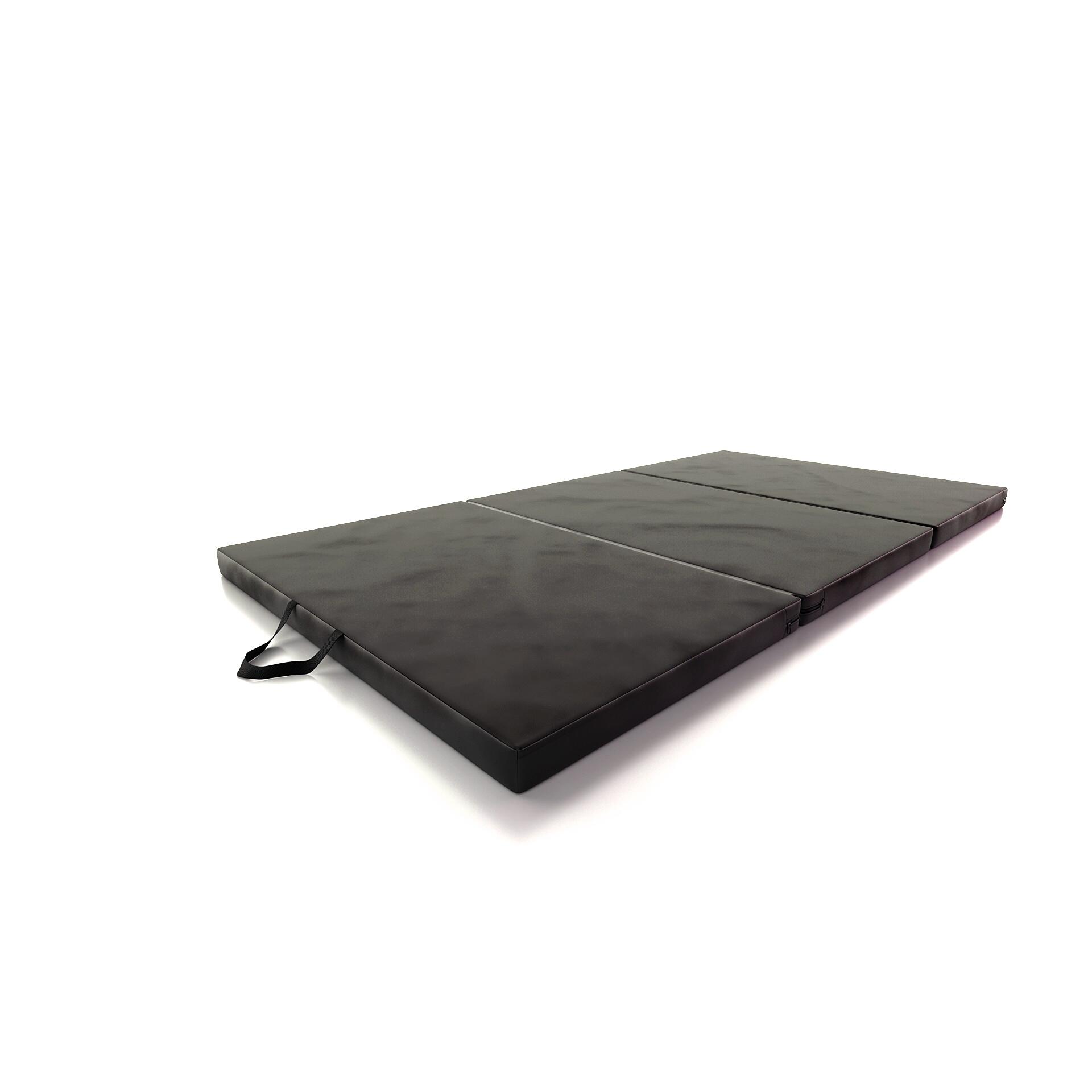 Tapis D'exercice Pliable BalanceFrom 182x61x5,1cm – 3 Volets – Poignées De Transport – Pour Yoga, MMA, Gym