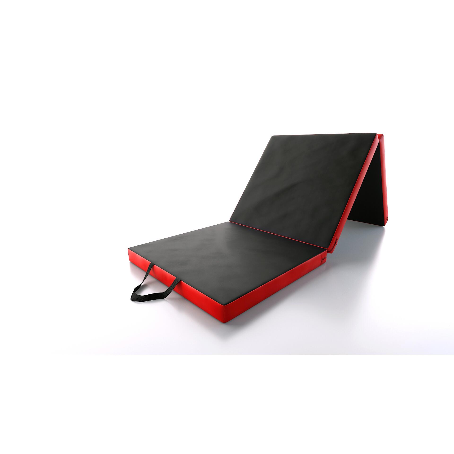 DRUNA Tapis de Gym Pliable 195x80x6 cm avec Poignées 2/6