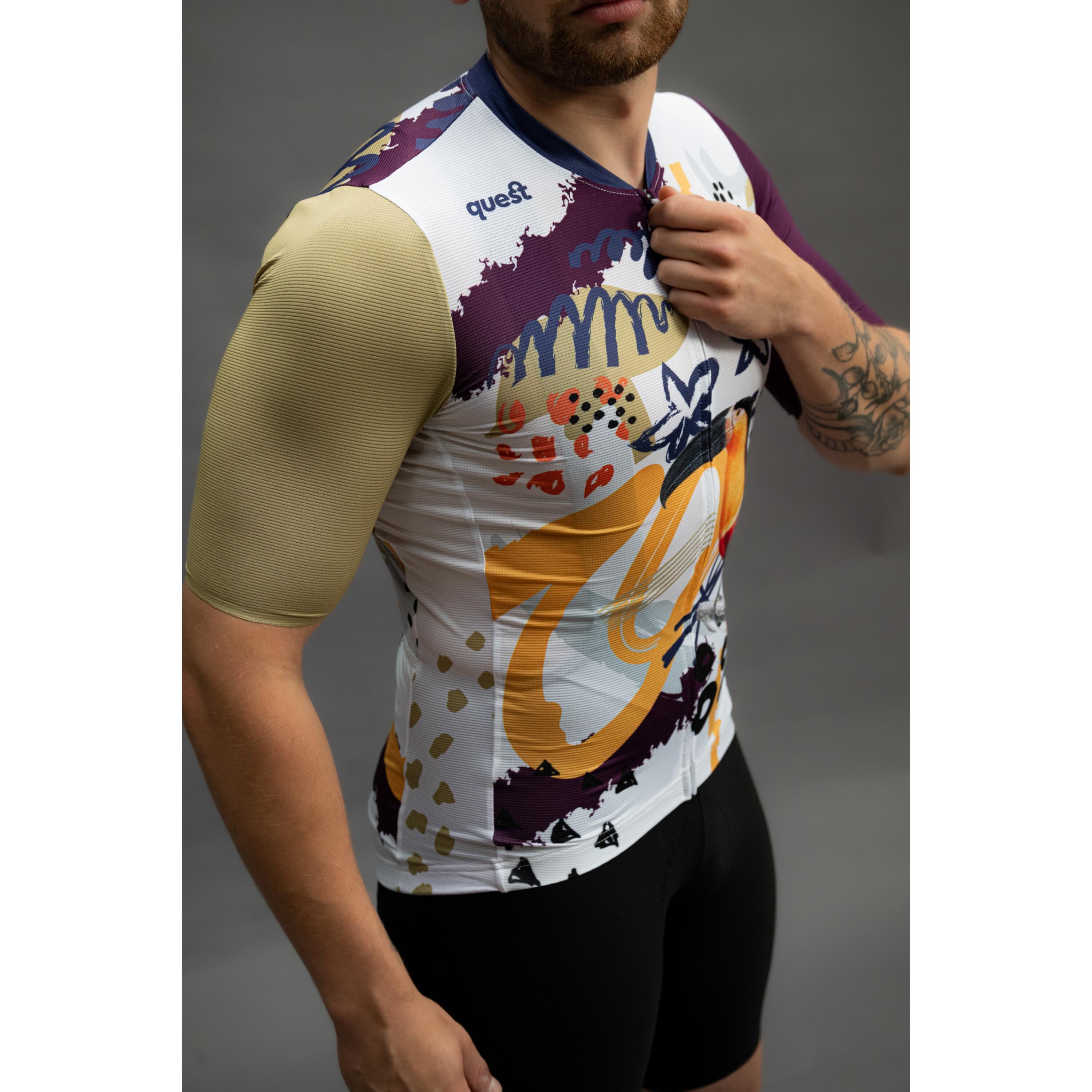 Second Life - Koszulka rowerowa męska Quest Tucan - Stan Doskonały 3/4
