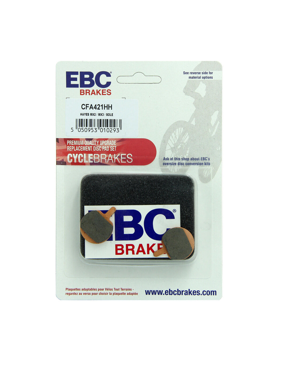 Klocki hamulcowe rowerowe (spiekane) EBC Brakes CFA421HH 2/2