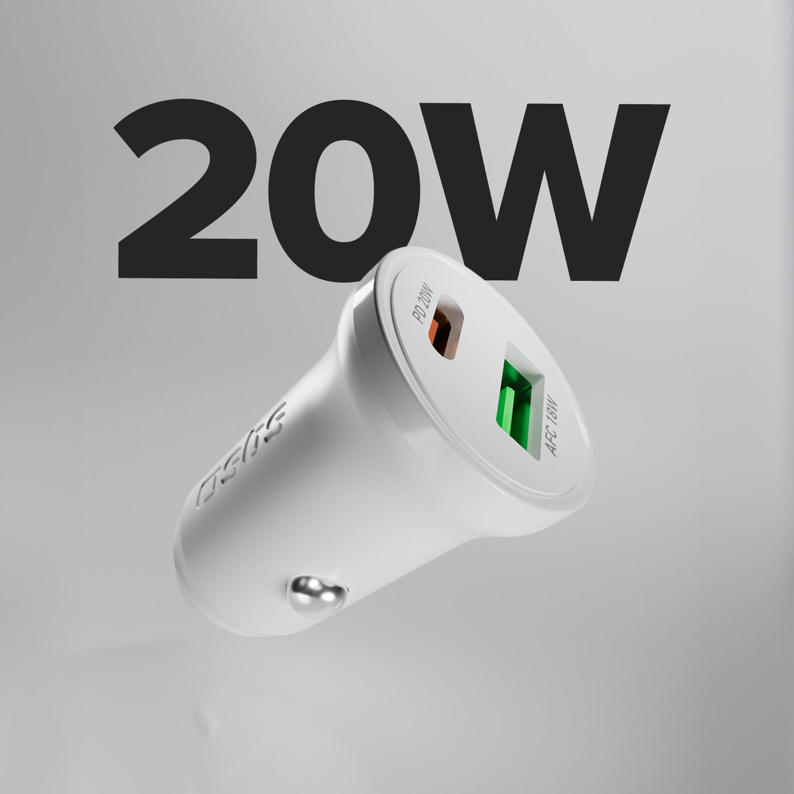 Caricatore auto 20W con doppia USB 2/6