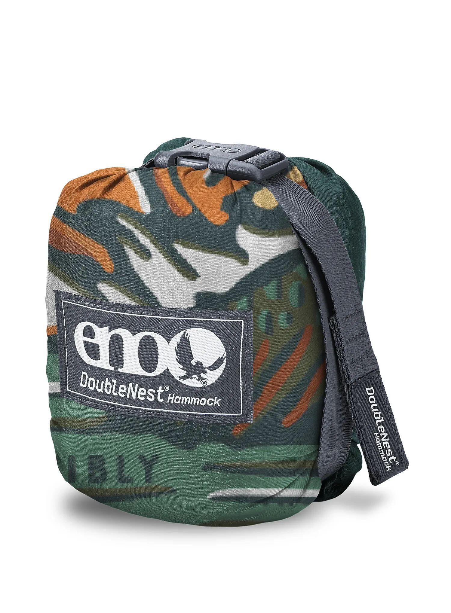 Hamak turystyczny dwuosobowy ENO DoubleNest Print - Giving Back Hammock 7/7