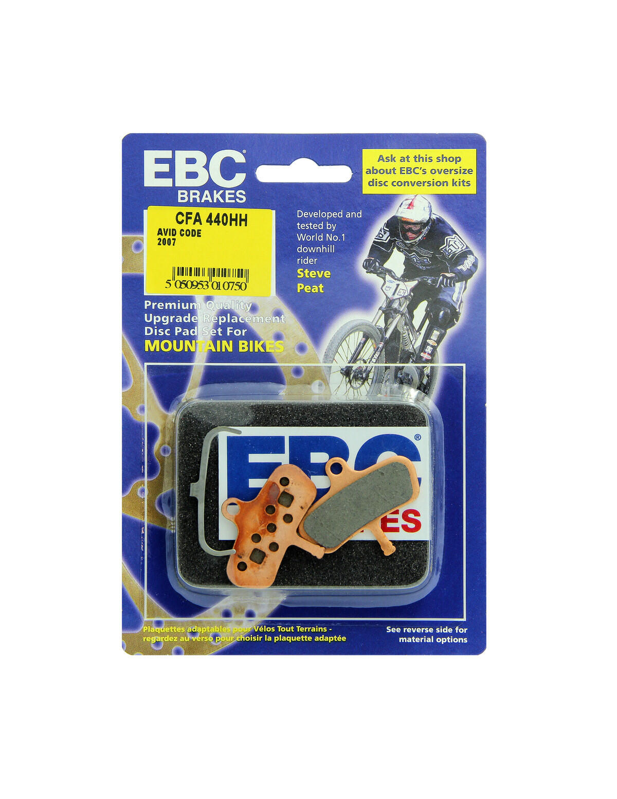 Klocki hamulcowe rowerowe (spiekane) EBC Brakes CFA440HH 2/2