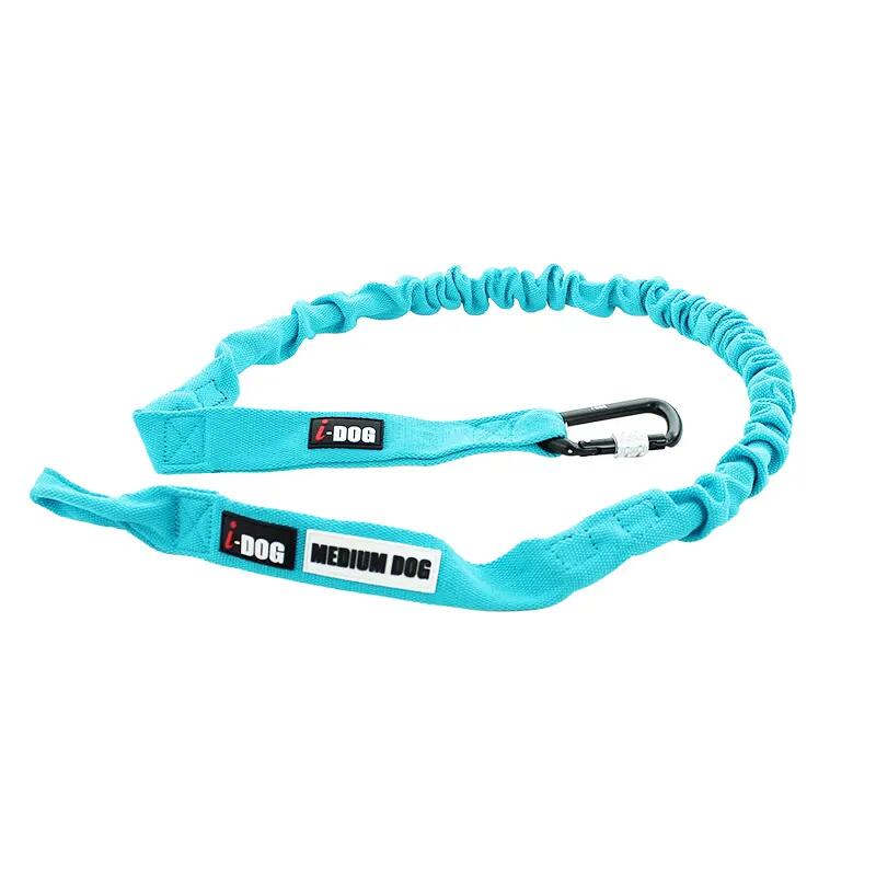 Longe de traction OPALE ALM 190cm bleu pour canicross V2 - MEDIUM DOG 1/6