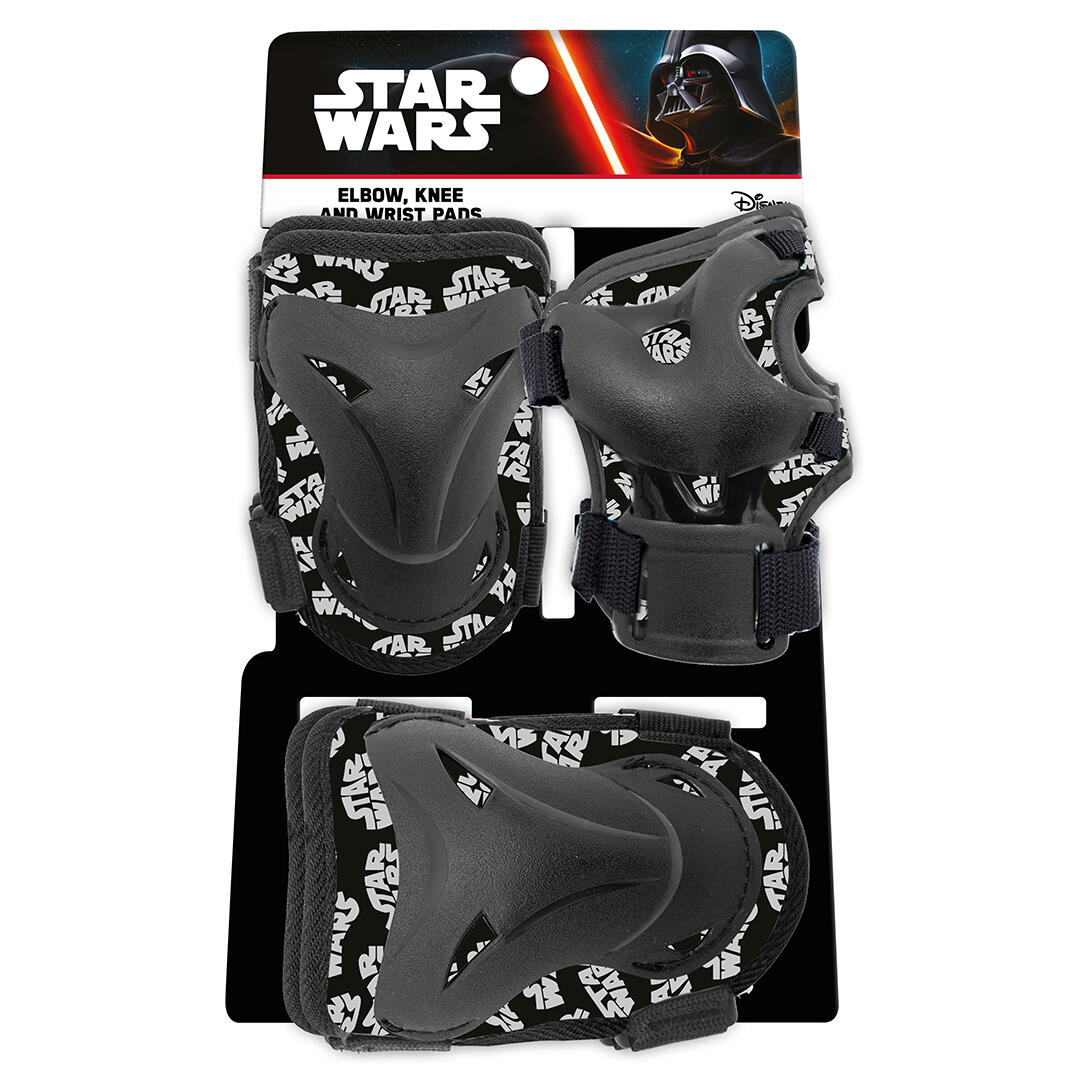 Beschermers voor knieën, ellebogen en polsen Star Wars, zwart, maat S 1/5