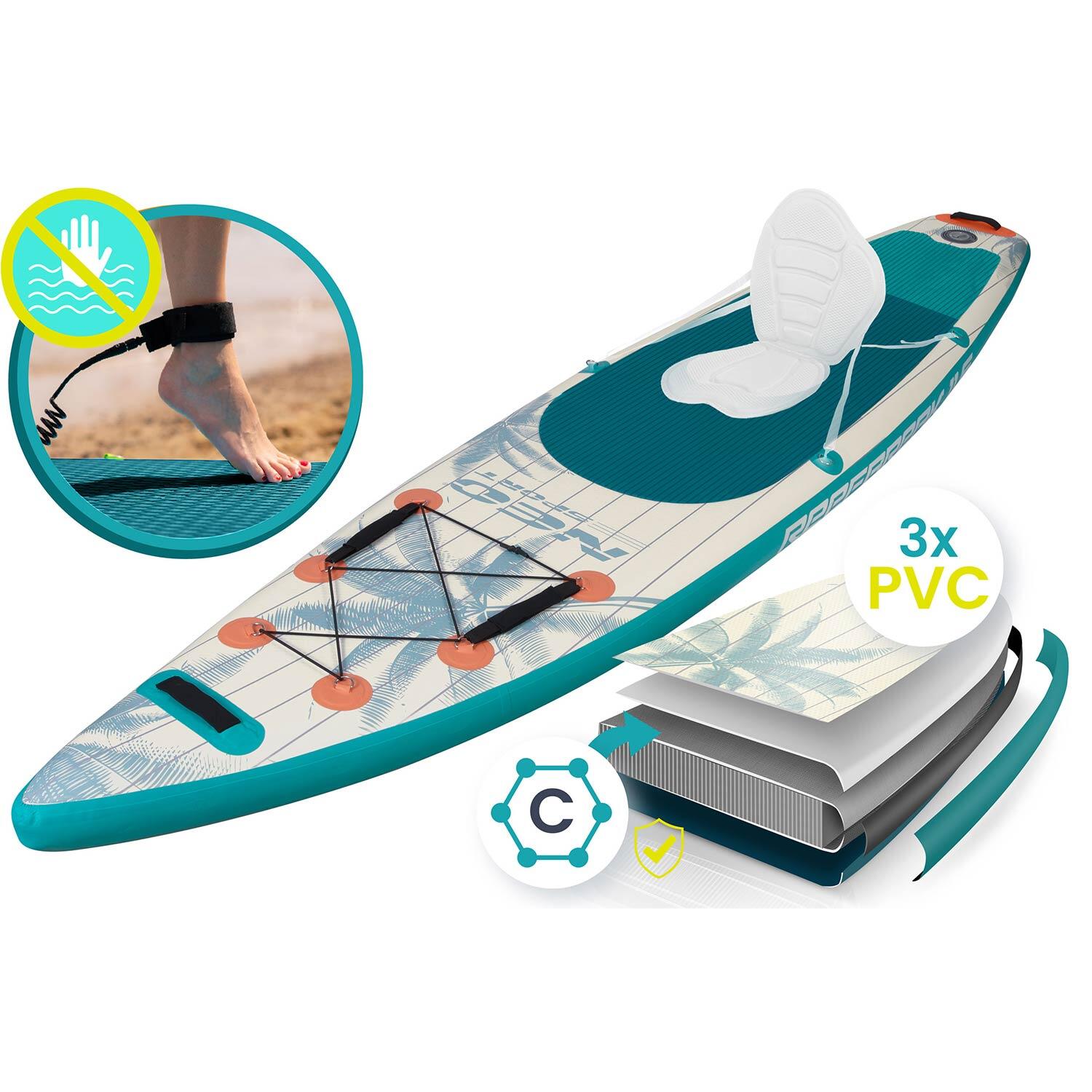 Deska SUP do pływania Neo-sport Reefbreak pompowana Stand Up Paddle 350cm zestaw 3/7