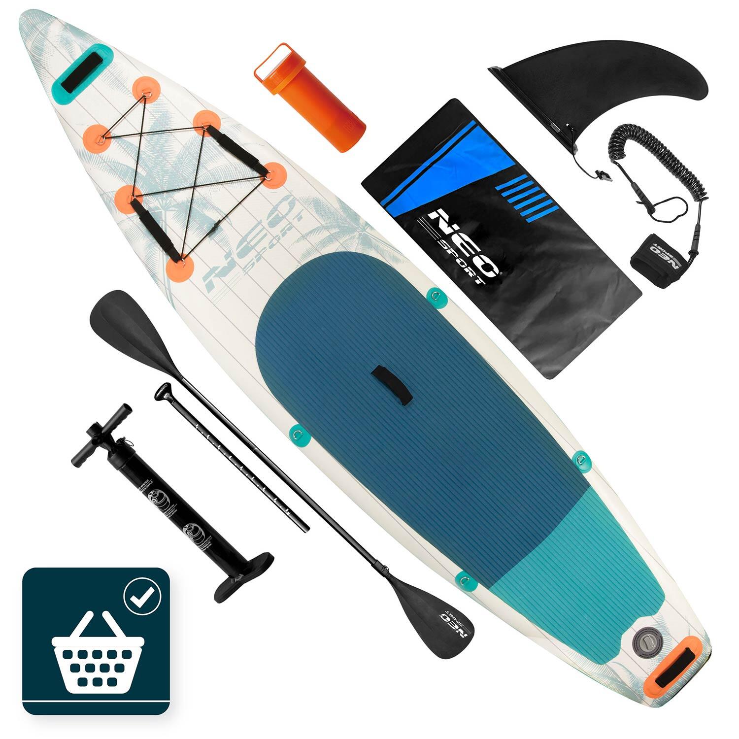 Deska SUP do pływania Neo-sport Reefbreak pompowana Stand Up Paddle 350cm zestaw 2/7