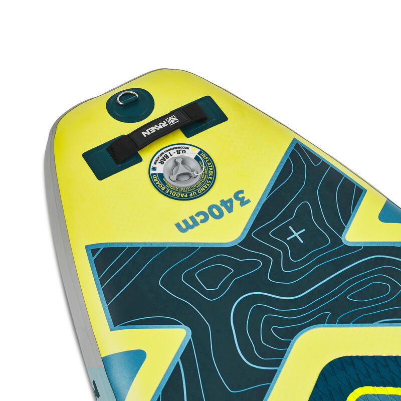 Nafukovací SUP paddleboard RAVEN BreezeRider 340 cm Navy/Lime